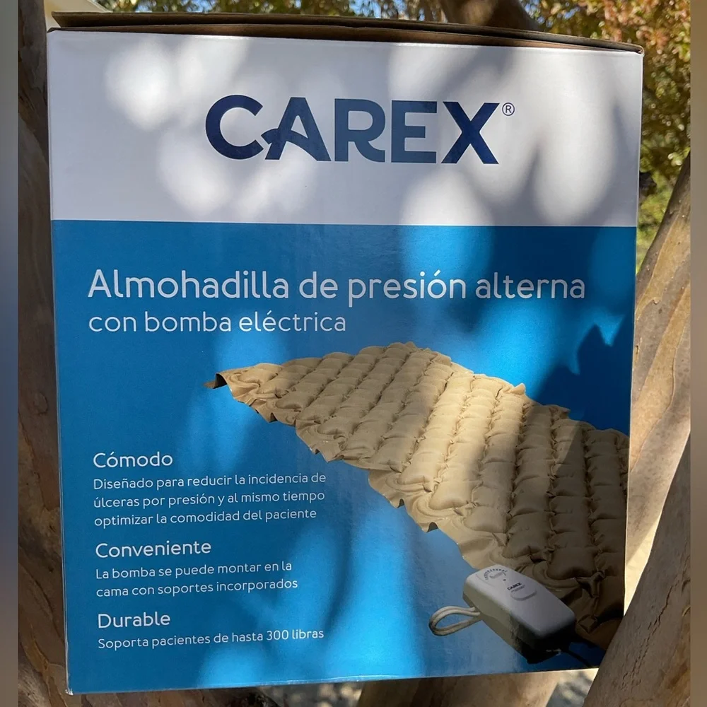 “New” Carex Alternating Air Mattress Pressure Pad with Electric Pump. Full Size